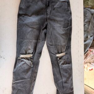 Hollister Women's Distressed Gray Skinny Jeans